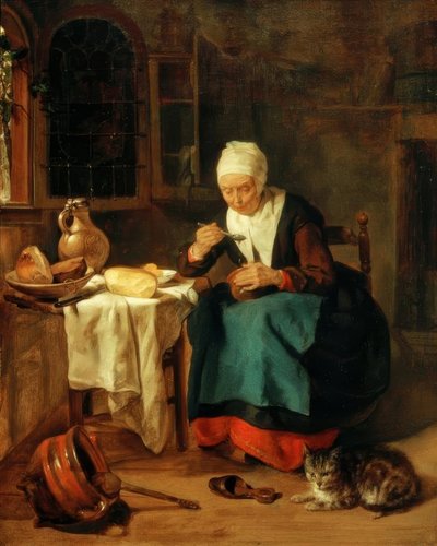 次のアーティストによるアート作品： Gabriel Metsu